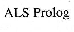 ALS PROLOG trademark