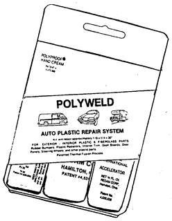 POLYWELD AUTO PLASTIC REPAIR SYSTEM trademark