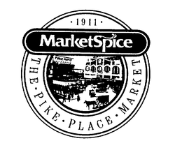 1911 MARKETSPICE THE PIKE PLACE MARKET PLACE MARKET trademark