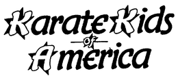 KARATE KIDS OF AMERICA trademark