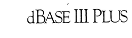 DBASE III PLUS trademark