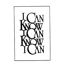 I CAN KNOW I CAN KNOW I CAN trademark