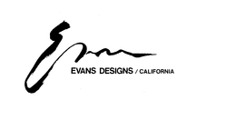 EVAN EVANS DESIGNS/CALIFORNIA trademark