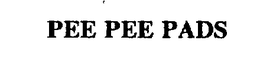 PEE PEE PADS trademark