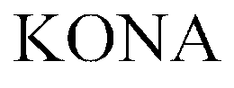KONA trademark