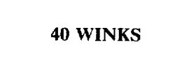 40 WINKS trademark