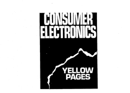 CONSUMER ELECTRONICS YELLOW PAGES trademark