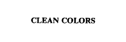 CLEAN COLORS trademark