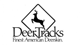 DEER TRACKS FINEST AMERICAN DEERSKIN. trademark