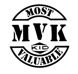MVK MOST VALUABLE KID trademark