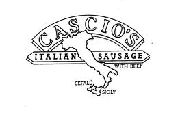 CASCIO'S ITALIAN SAUSAGE WITH BEEF CEFALU SICILY trademark