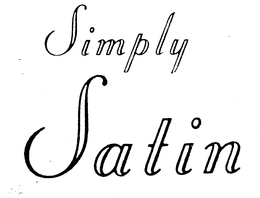 SIMPLY SATIN trademark