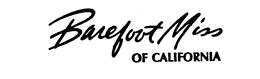 BAREFOOT MISS OF CALIFORNIA trademark