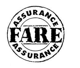 ASSURANCE FARE ASSURANCE trademark