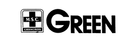 M.S.C. GREEN CROSS trademark