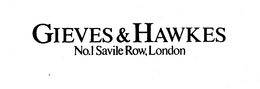 GIEVES & HAWKES NO.1 SAVILE ROW, LONDON trademark