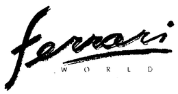 FERRARI WORLD trademark