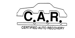 C.A.R. CERTIFIED AUTO RECOVERY trademark
