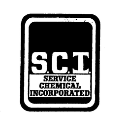 S.C.I. SERVICE CHEMICAL INCORPORATED trademark