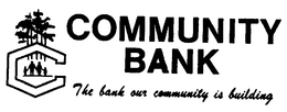 COMMUNITY BANK THE BANK OUR COMMUNITY IS BUILDING trademark