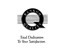 BANKOH QUALITY TOTAL DEDICATION TO YOURSATISFACTION trademark