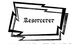 RESORCERER trademark