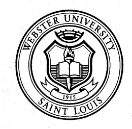WEBSTER UNIVERSITY SAINT LOUIS 1915 trademark