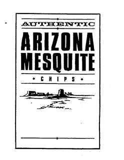 AUTHENTIC ARIZONA MESQUITE CHIPS trademark