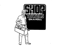 SHOP TOWELS ON A ROLL trademark