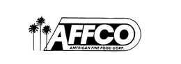 AFFCO AMERICAN FINE FOOD CORP. trademark
