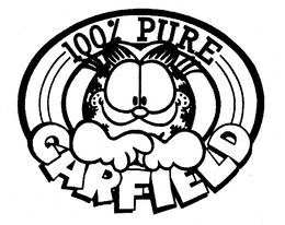 100% PURE GARFIELD trademark