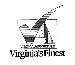 VIRGINIA AGRICULTURE VIRGINIA'S FINEST trademark