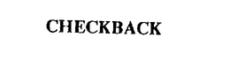 CHECKBACK trademark