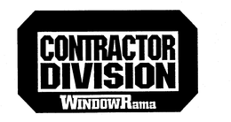 WINDOWRAMA CONTRACTOR DIVISION trademark