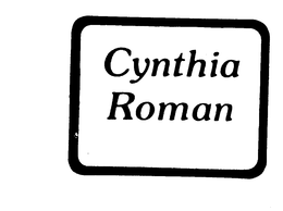 CYNTHIA ROMAN trademark