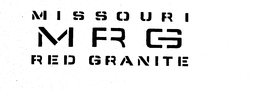 MISSOURI RED GRANITE MRG trademark