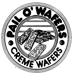PAIL O'WAFERS CREME WAFERS trademark