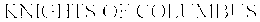 KNIGHTS OF COLUMBUS trademark