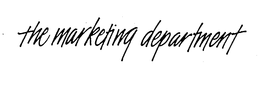 THE MARKETING DEPARTMENT trademark