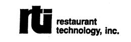 RTI RESTAURANT TECHNOLOGY, INC. trademark