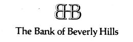 BHB THE BANK OF BEVERLY HILLS trademark