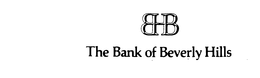 BHB THE BANK OF BEVERLY HILLS trademark