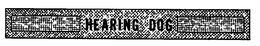 HEARING DOG trademark