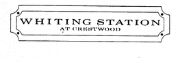 WHITING STATION AT CRESTWOOD trademark