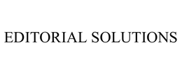 EDITORIAL SOLUTIONS trademark