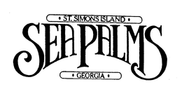 ST. SIMONS ISLAND SEA PALMS GEORGIA trademark