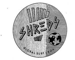 SHREDS GLOBAL SURF SAGA trademark