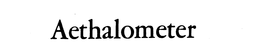AETHALOMETER trademark