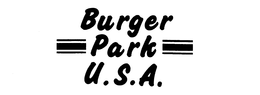 BURGER PARK U.S.A. trademark