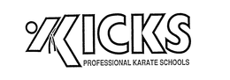 KICKS PROFESSIONAL KARATE SCHOOLS trademark